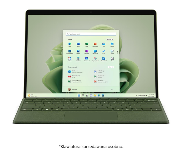 Microsoft Surface Pro 9 i5/8GB/256GB/Win11 (Leśna Zieleń) - 1081282 - zdjęcie 6